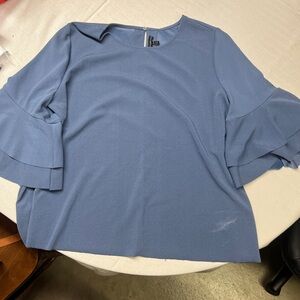 Lane Bryant Blue Bell Sleeve Blouse
